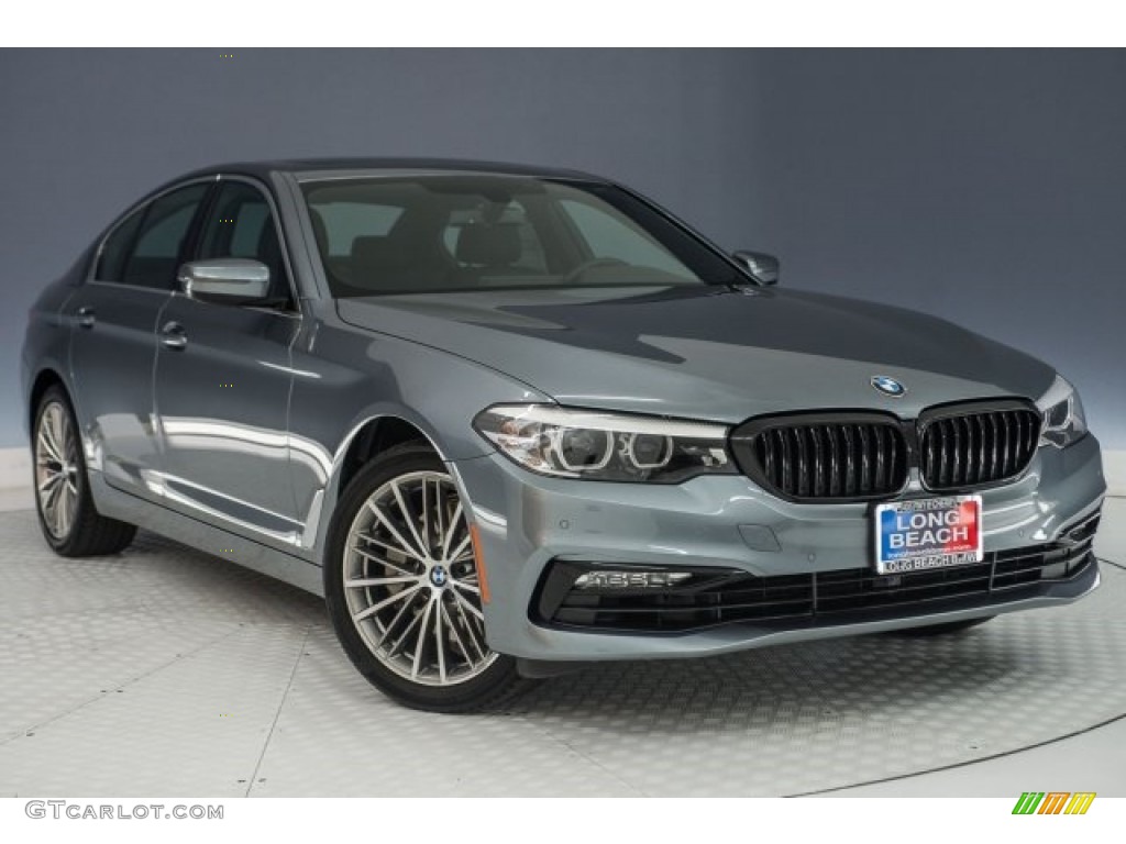 2018 5 Series 540i Sedan - Bluestone Metallic / Black photo #11