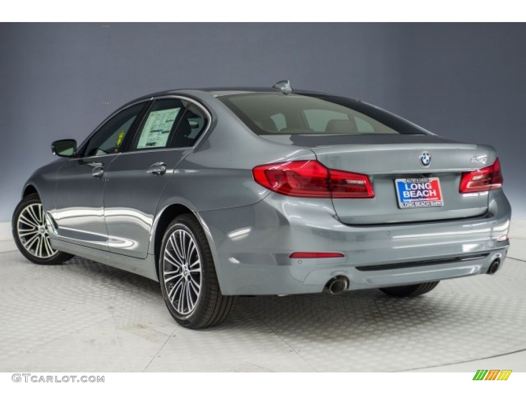 2018 5 Series 530i Sedan - Bluestone Metallic / Black photo #4