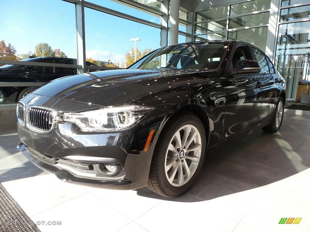 2018 3 Series 320i xDrive Sedan - Jet Black / Black photo #3