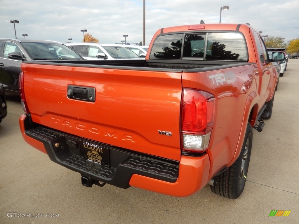 2017 Tacoma TRD Sport Access Cab 4x4 - Inferno Orange / TRD Graphite photo #2