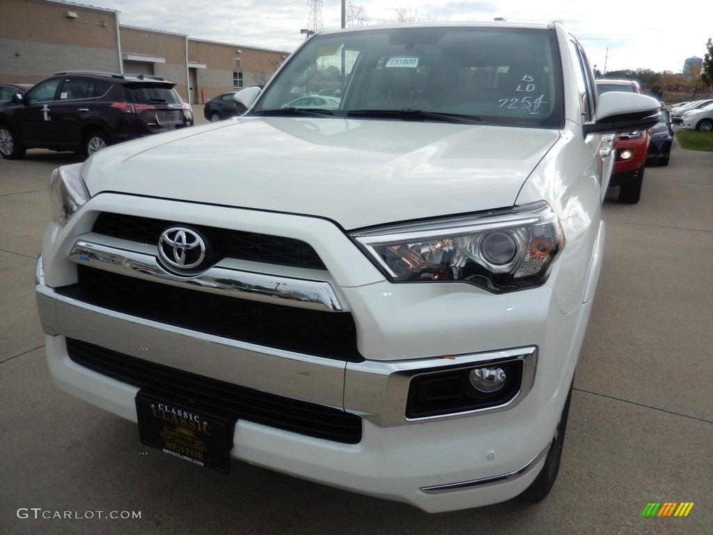 2018 4Runner Limited 4x4 - Blizzard White Pearl / Sand Beige photo #1