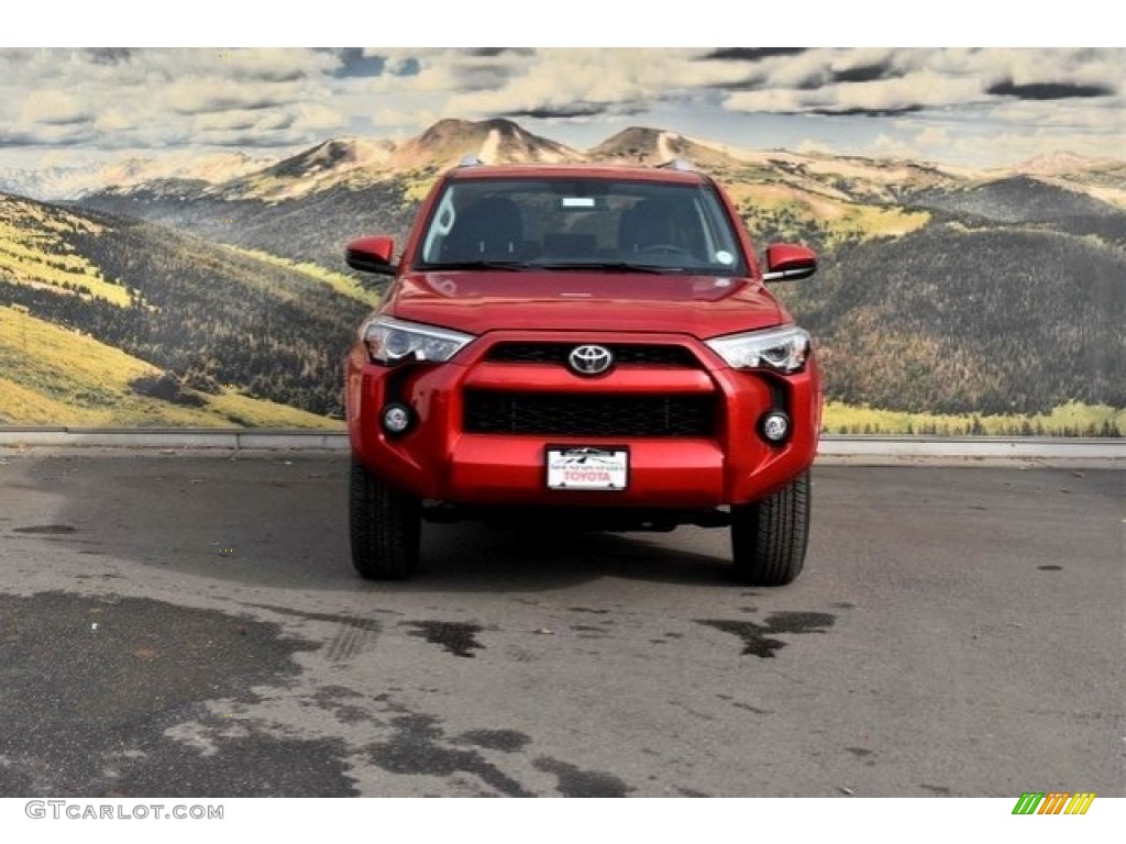 2018 4Runner SR5 4x4 - Barcelona Red Metallic / Black photo #2
