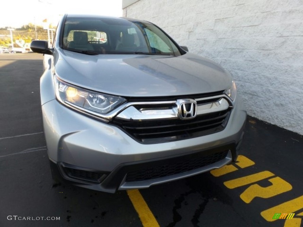 2017 CR-V LX AWD - Lunar Silver Metallic / Gray photo #3