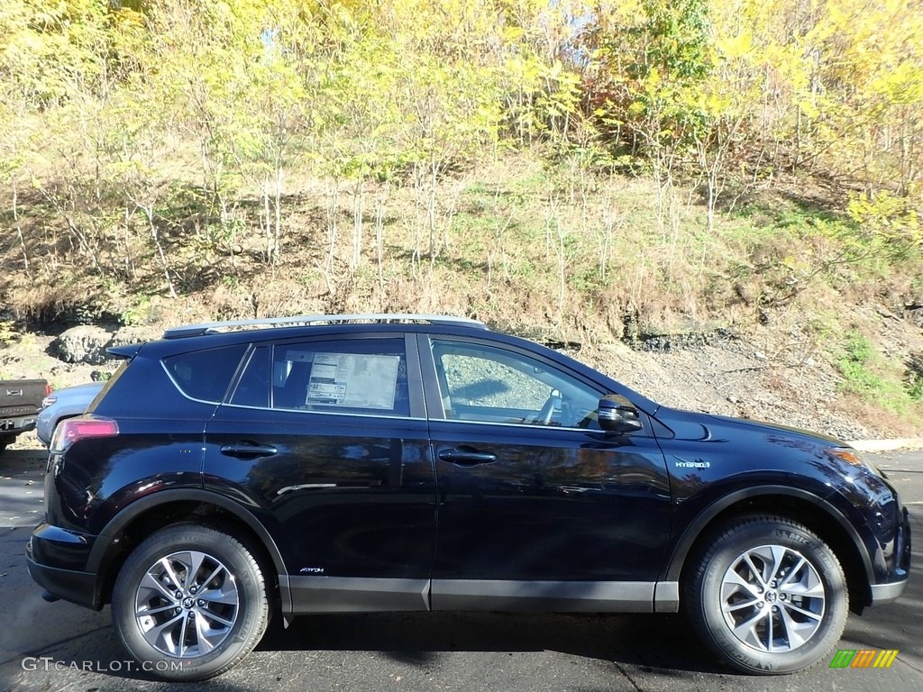 2018 RAV4 XLE AWD Hybrid - Black / Ash photo #2
