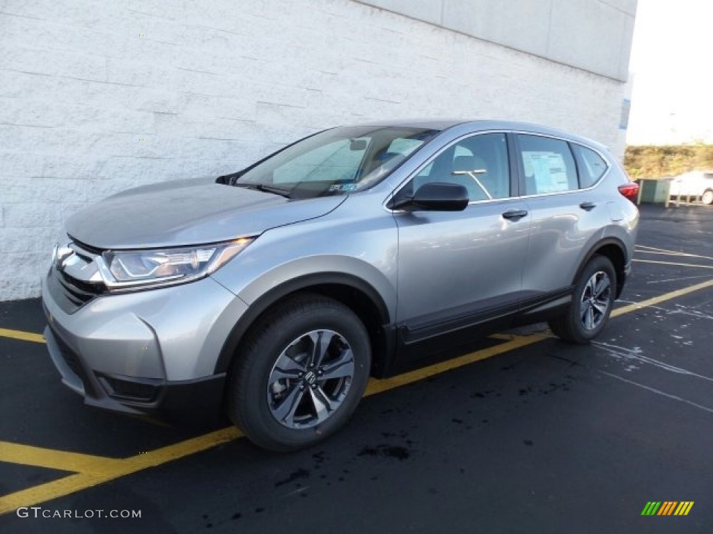 2017 CR-V LX AWD - Lunar Silver Metallic / Gray photo #5