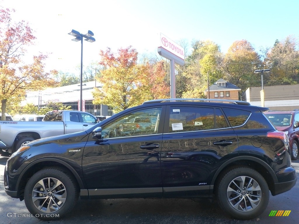 2018 RAV4 XLE AWD Hybrid - Black / Ash photo #3