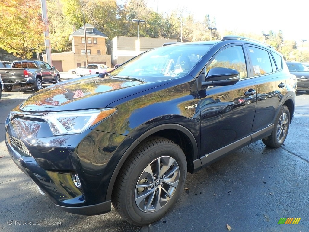 2018 RAV4 XLE AWD Hybrid - Black / Ash photo #4