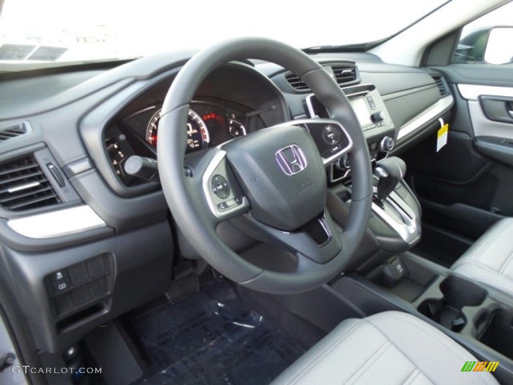 2017 CR-V LX AWD - Lunar Silver Metallic / Gray photo #8