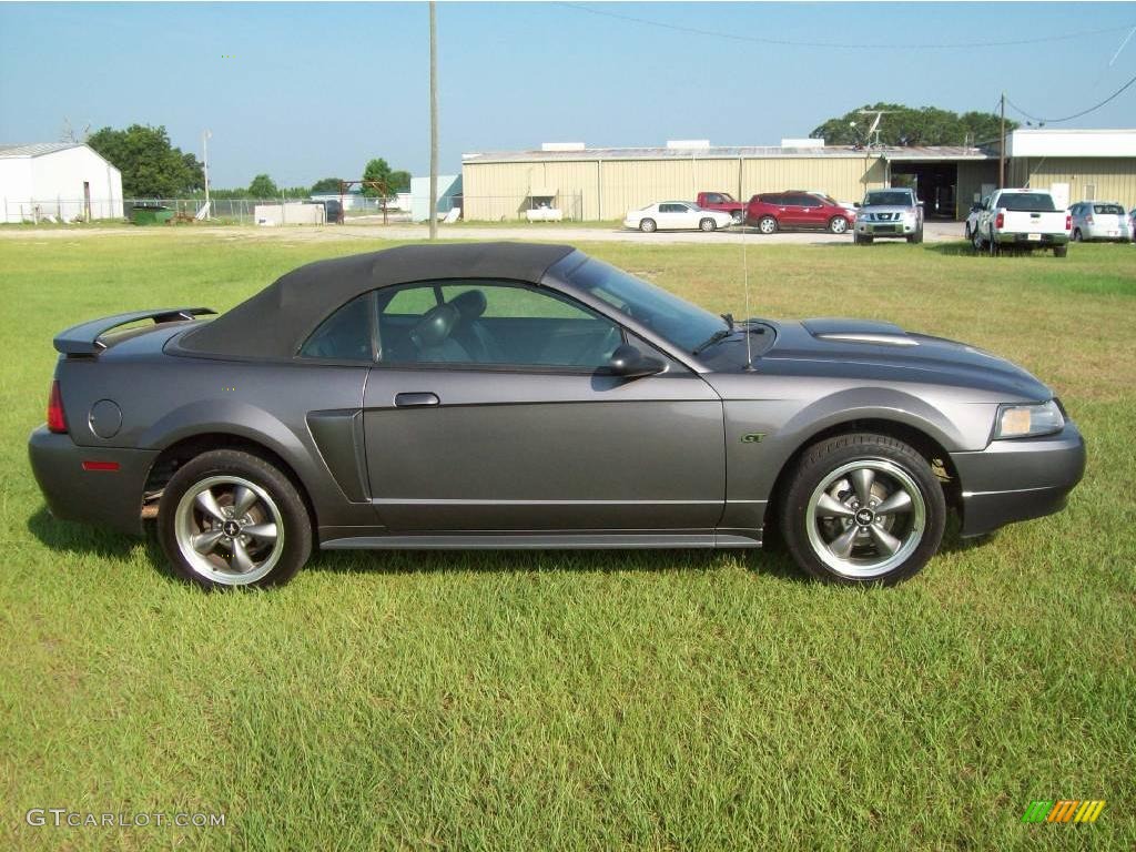 2003 Mustang GT Convertible - Dark Shadow Grey Metallic / Dark Charcoal photo #2