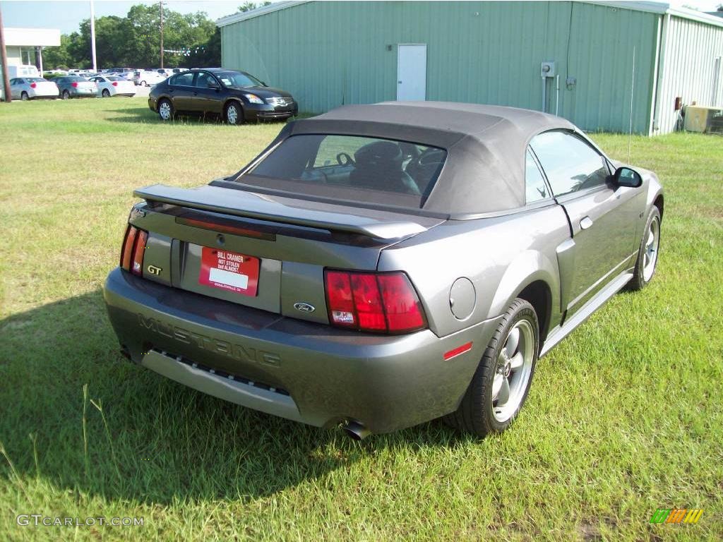 2003 Mustang GT Convertible - Dark Shadow Grey Metallic / Dark Charcoal photo #3
