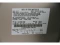 UX: Ingot Silver 2017 Ford Taurus Limited Color Code