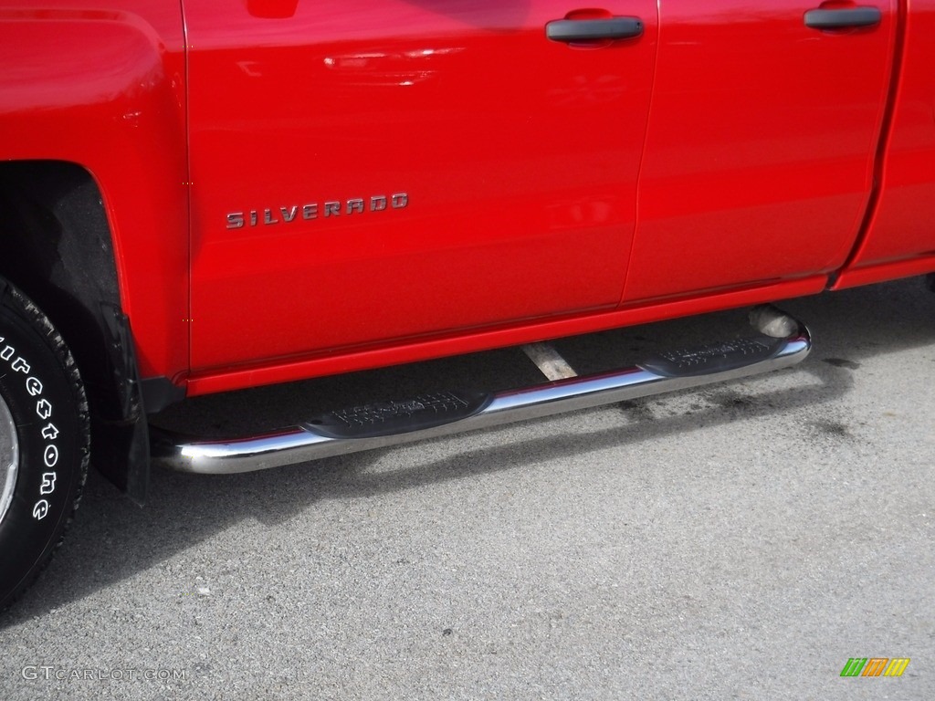 2014 Silverado 1500 WT Double Cab 4x4 - Victory Red / Jet Black/Dark Ash photo #3