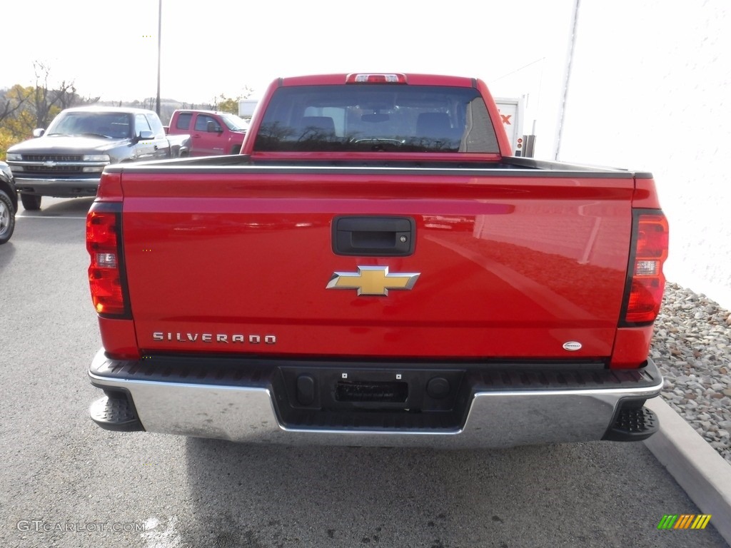 2014 Silverado 1500 WT Double Cab 4x4 - Victory Red / Jet Black/Dark Ash photo #9