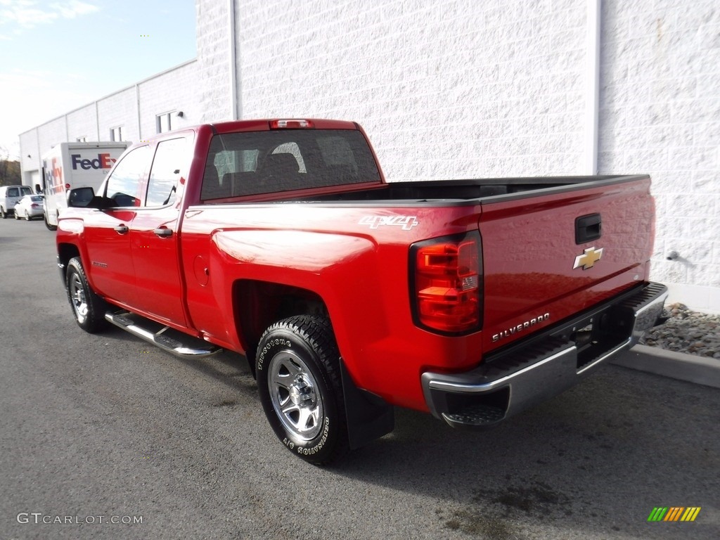 2014 Silverado 1500 WT Double Cab 4x4 - Victory Red / Jet Black/Dark Ash photo #10