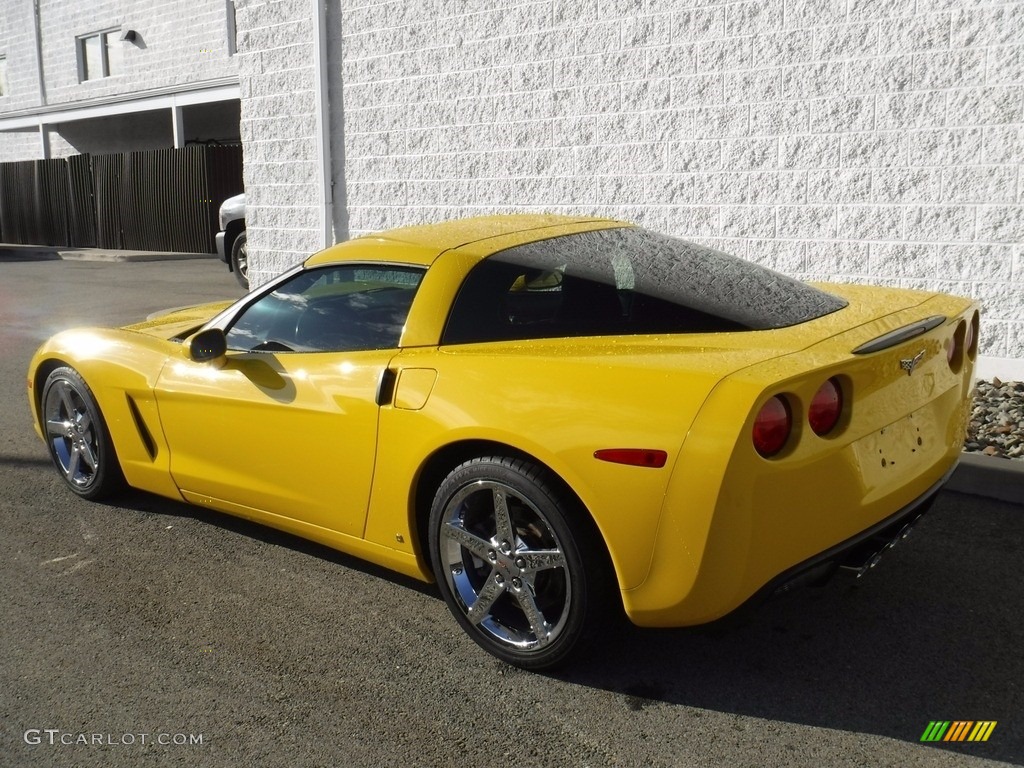 2006 Corvette Coupe - Velocity Yellow / Ebony Black photo #11