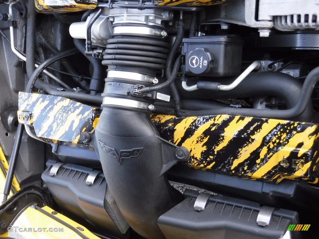 2006 Corvette Coupe - Velocity Yellow / Ebony Black photo #16