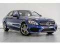 2018 Brilliant Blue Metallic Mercedes-Benz C 300 Sedan  photo #12