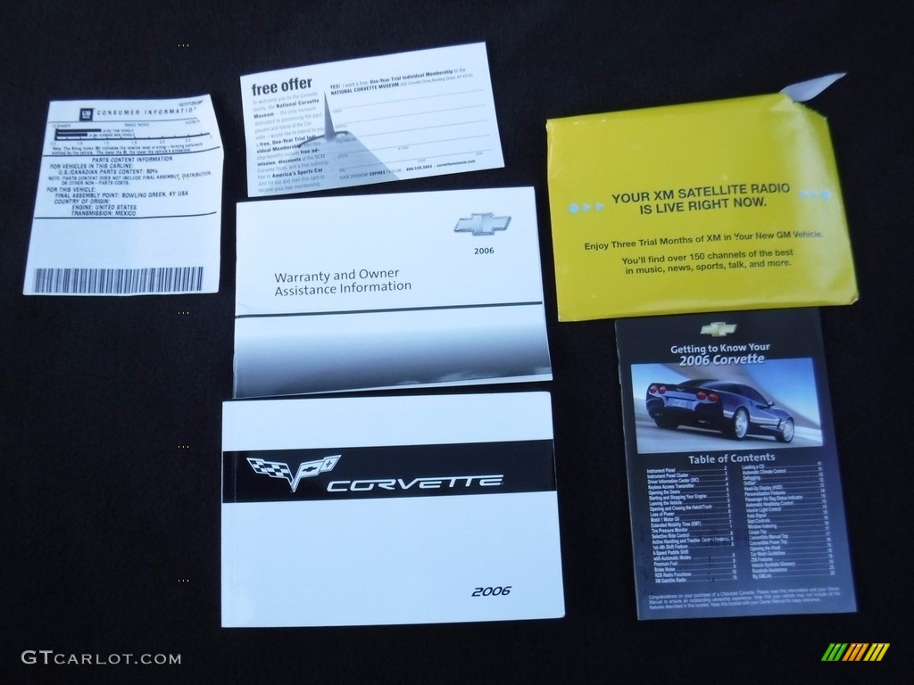 2006 Corvette Coupe - Velocity Yellow / Ebony Black photo #36