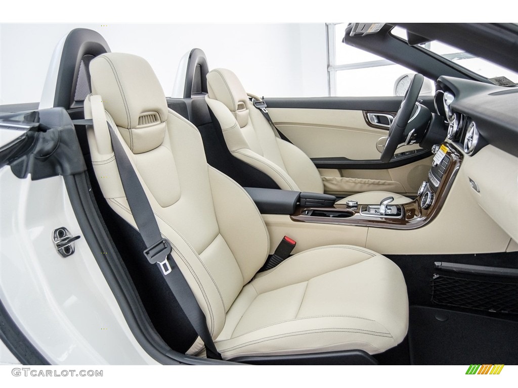 Sahara Beige Interior 2018 Mercedes-Benz SLC 300 Roadster Photo #123775978