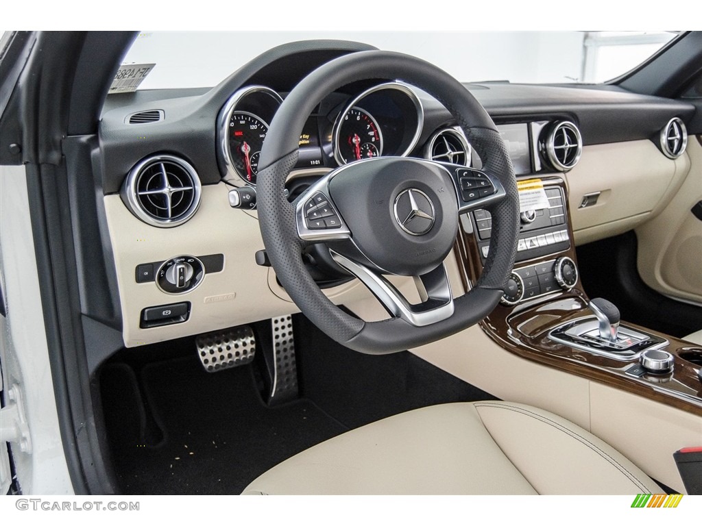 2018 Mercedes-Benz SLC 300 Roadster Sahara Beige Dashboard Photo #123776077