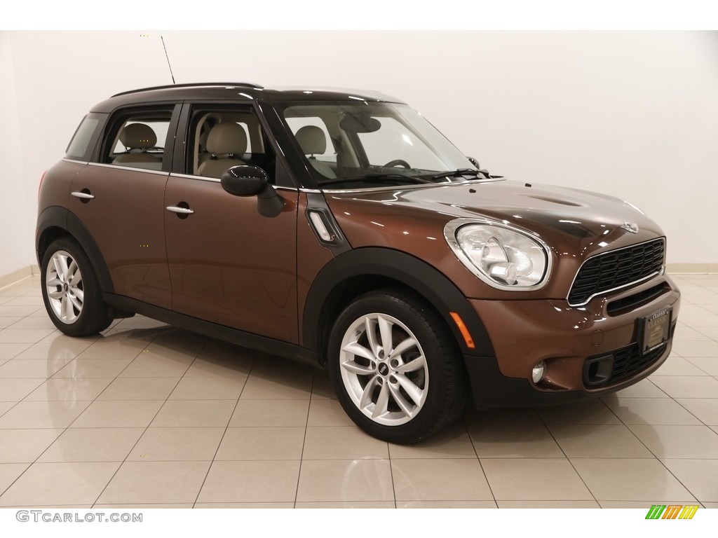 2013 Cooper S Countryman - Brilliant Copper Metallic / Polar Beige Gravity Leather photo #1