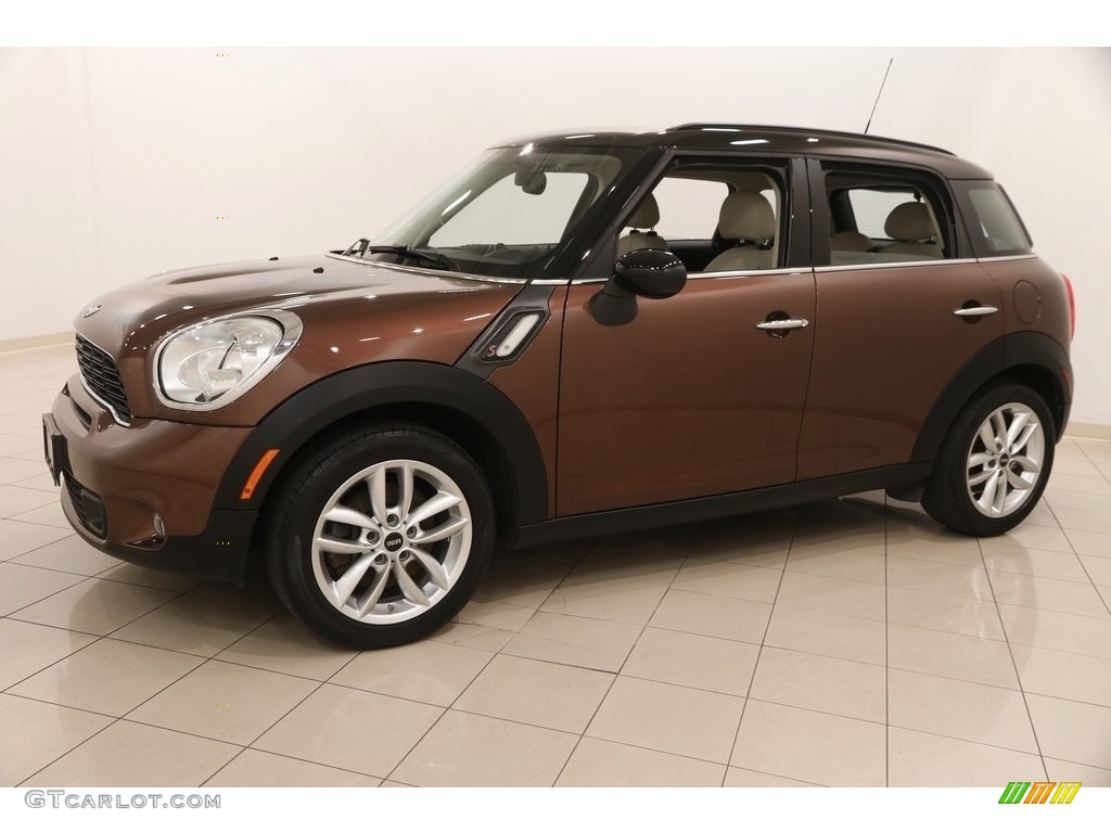 2013 Cooper S Countryman - Brilliant Copper Metallic / Polar Beige Gravity Leather photo #3