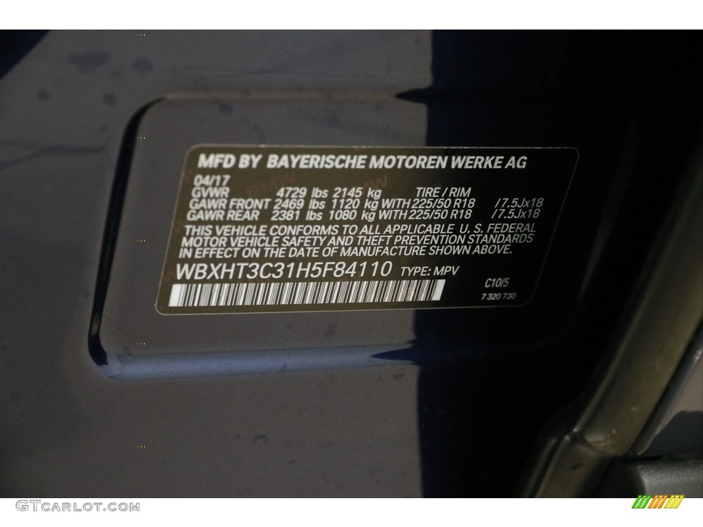 2017 X1 xDrive28i - Mediterranean Blue Metallic / Canberra Beige photo #22