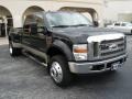 2008 Black Ford F450 Super Duty Lariat Crew Cab 4x4 Dually  photo #7