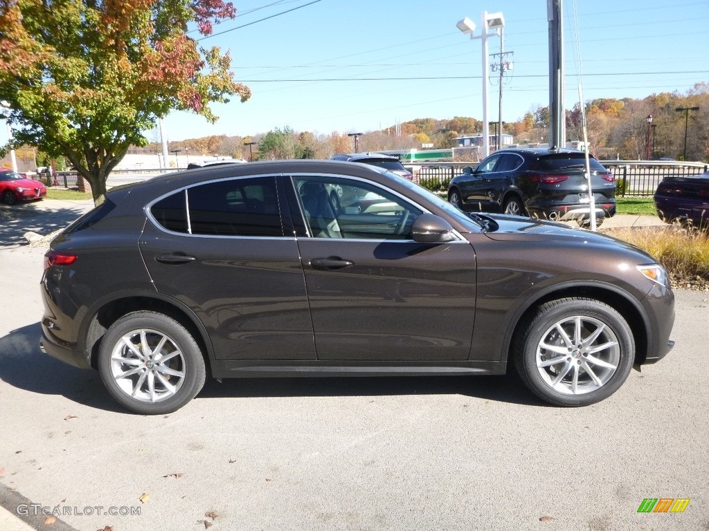 Basalto Brown Metallic 2018 Alfa Romeo Stelvio Ti AWD Exterior Photo #123777494