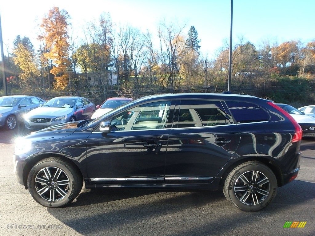 2017 XC60 T5 Dynamic - Magic Blue Metallic / Blonde/Off Black photo #4