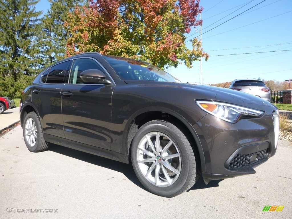 Basalto Brown Metallic 2018 Alfa Romeo Stelvio Ti AWD Exterior Photo #123777544