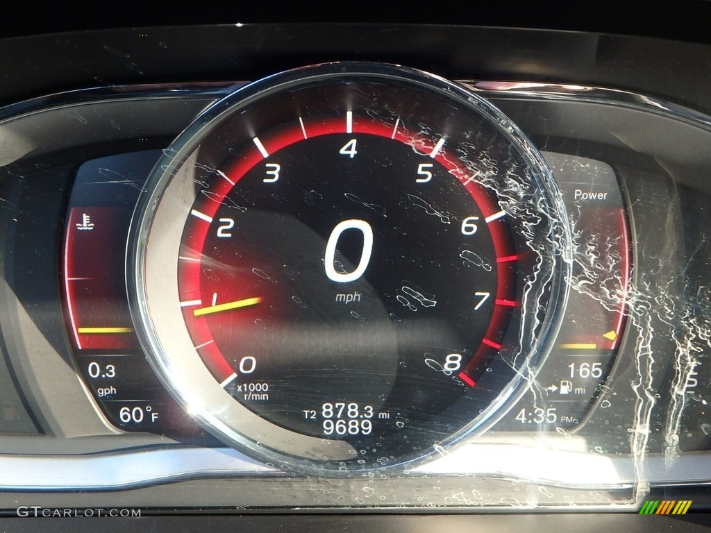 2017 XC60 T5 Dynamic - Magic Blue Metallic / Blonde/Off Black photo #24