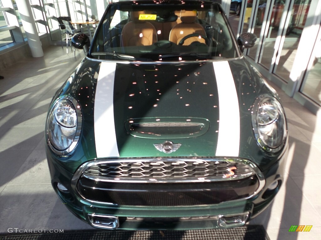 2018 Convertible Cooper S - British Racing Green II Metallic / Chesterfield/Malt Brown photo #3