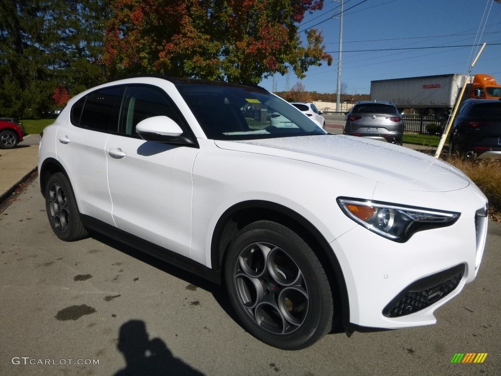 2018 Stelvio Sport AWD - Alfa White / Black/Black photo #10