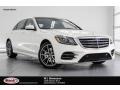 2018 designo Diamond White Metallic Mercedes-Benz S 450 Sedan  photo #1