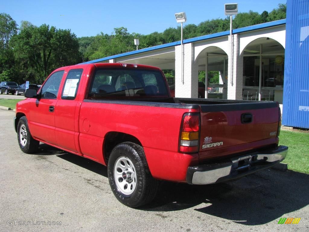 2006 Sierra 1500 Extended Cab - Fire Red / Pewter photo #3