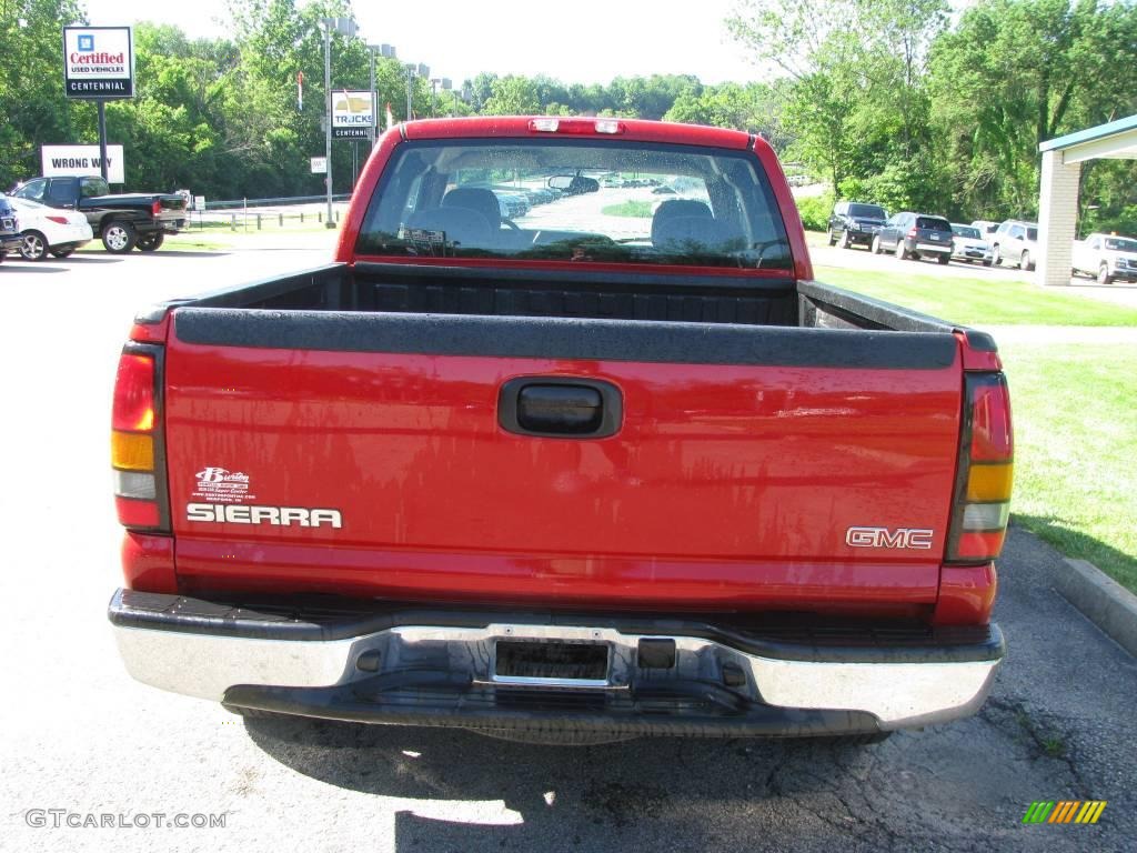2006 Sierra 1500 Extended Cab - Fire Red / Pewter photo #4