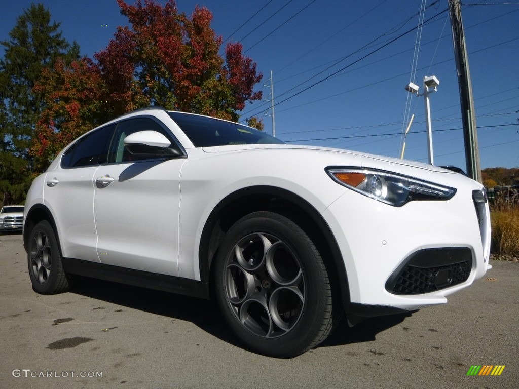 2018 Stelvio AWD - Alfa White / Black/Red photo #11