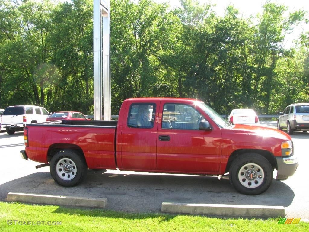2006 Sierra 1500 Extended Cab - Fire Red / Pewter photo #5