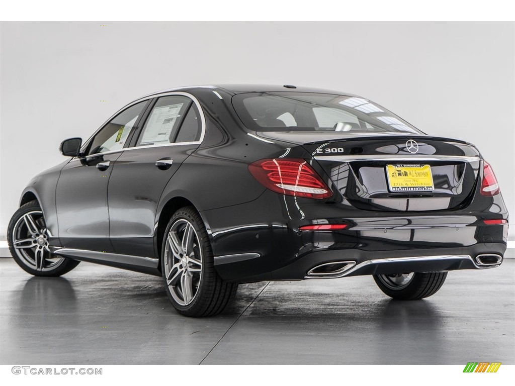 2018 E 300 Sedan - Black / Black photo #3