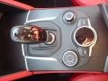 2018 Alfa Romeo Stelvio Black/Red Interior Transmission Photo