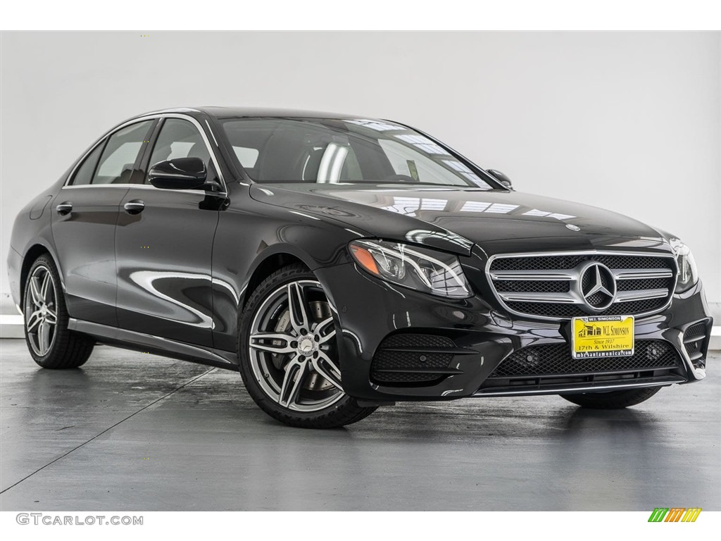 2018 E 300 Sedan - Black / Black photo #12