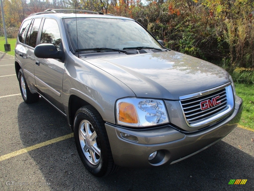 2009 Envoy SLE 4x4 - Steel Gray Metallic / Ebony photo #16