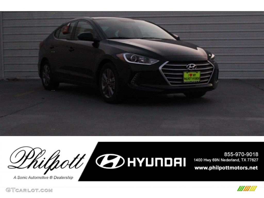 Phantom Black Hyundai Elantra