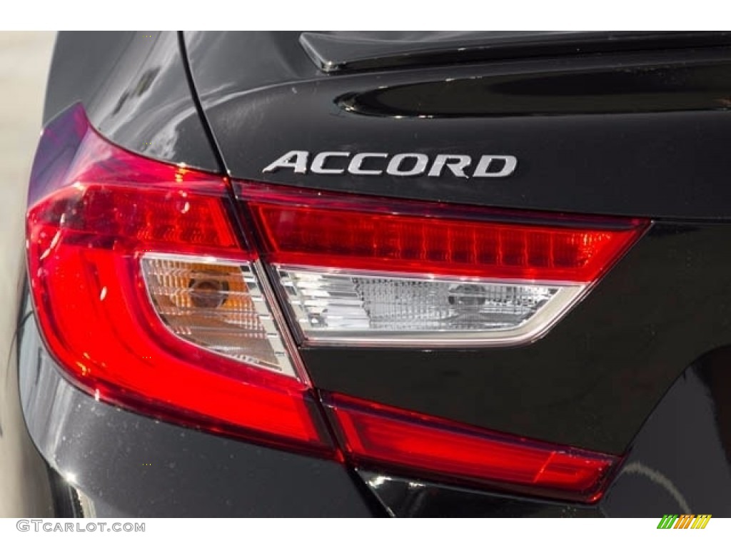 2018 Accord Sport Sedan - Crystal Black Pearl / Black photo #3