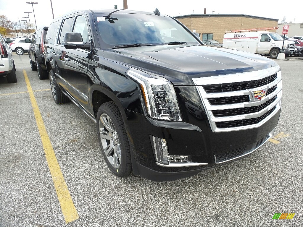 Black Raven 2018 Cadillac Escalade ESV Premium Luxury 4WD Exterior Photo #123784849