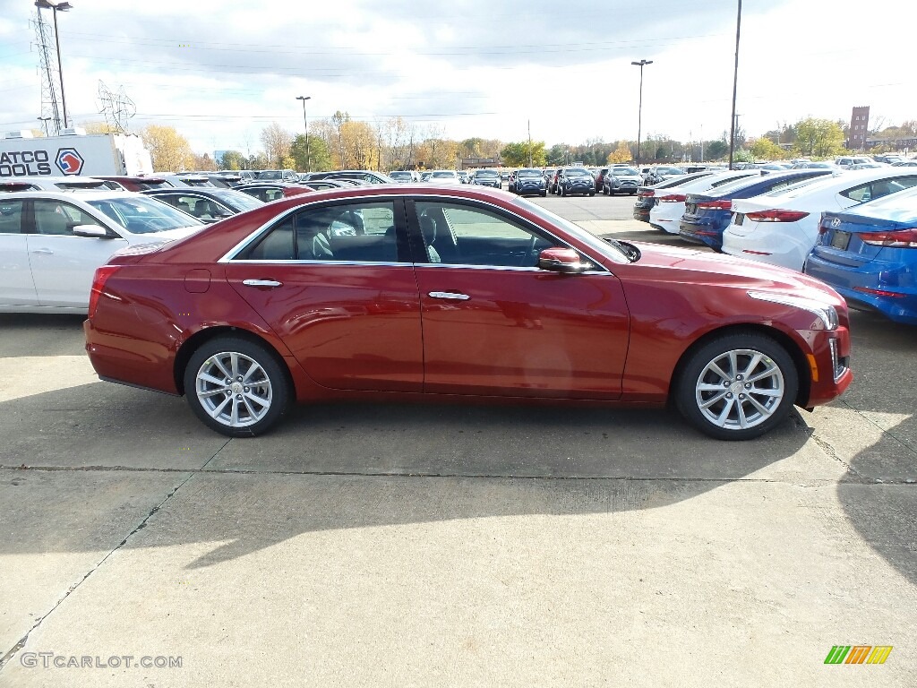 Red Obsession Tintcoat 2018 Cadillac CTS AWD Exterior Photo #123785176