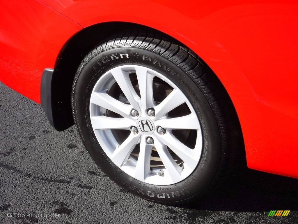 2012 Civic EX Coupe - Rallye Red / Gray photo #3