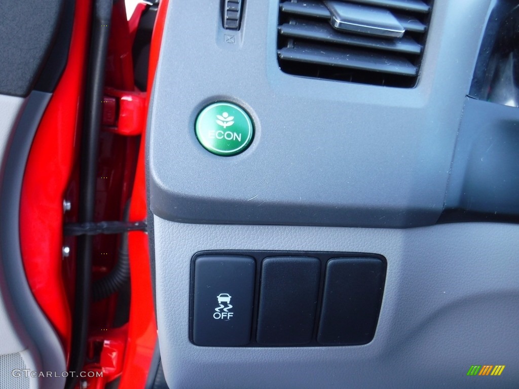 2012 Civic EX Coupe - Rallye Red / Gray photo #16