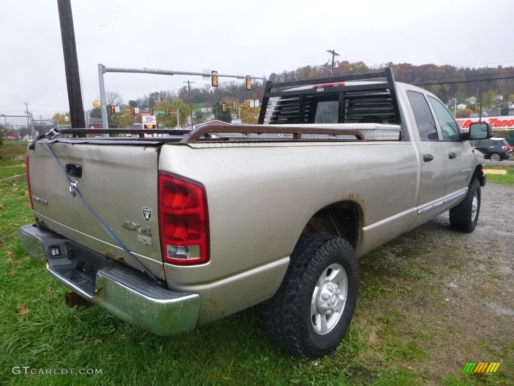 2005 Ram 3500 ST Quad Cab 4x4 - Bright Silver Metallic / Taupe photo #5